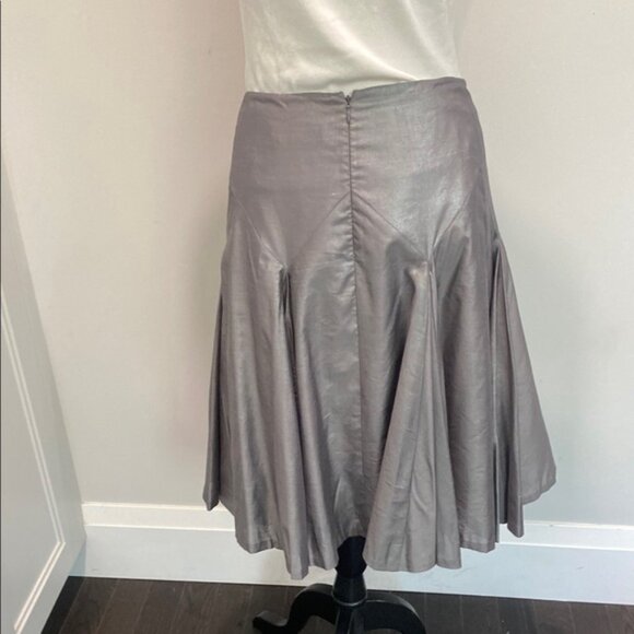 CLUB Monaco Letitia Navy and Brown Color Block Midi Pencil Sheath Dress … - Picture 11 of 15